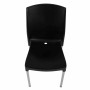 BOLERO - Chaises bistro empilables noires