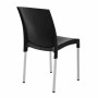 BOLERO - Chaises bistro empilables noires