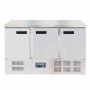 POLAR - Table réfrigérée positive 3 portes 368 L dessus inox