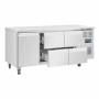 POLAR - Table réfrigérée positive 1 porte 4 tiroirs série U 358 L 