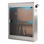L2G - Armoire inox à stériliser à lampe UV 10 couteaux