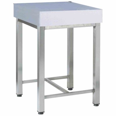 DIAMOND - Billot en polyéthylène sur pied 500 x 700 mm