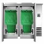 L2G - Cellule à déchets réfrigérée en inox 2 portes
