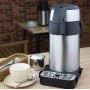 OLYMPIA - Pichet à pompe en acier inoxydable 2,5 L