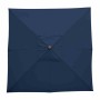 BOLERO - Parasol carré 2,5m bleu marine