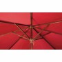 BOLERO - Parasol carré 2,5m rouge