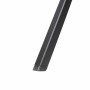 Table de bistro carrée noire en acier ajouré Ø100 mm- BOLERO - GG706