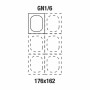 DIAMOND - Bac Gastro Inox GN 1/6 H. 100 mm