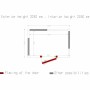 DIAMOND - Chambre froide ISO 100 2430 x 1630 x 2230 mm sans groupe