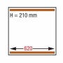 DIAMOND - Machine sous-vide double chambre 620x750x210 mm 160 m3/h
