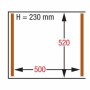 DIAMOND - Machine sous-vide chambre 500x520x230 mm 63 m3/h