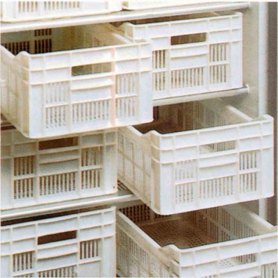 DIAMOND - Kit composé de 3 casiers polyéthylène 500 x 300 x h 175 mm
