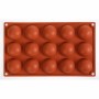 PAVONI - Plaque 15 demi-sphères en silicone Formaflex