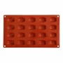 PAVONI - Plaque 20 mini-madeleines en silicone Formaflex
