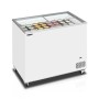 TEFCOLD - Congélateur de crème glacée 255 L couvercles vitrés plats coulissants