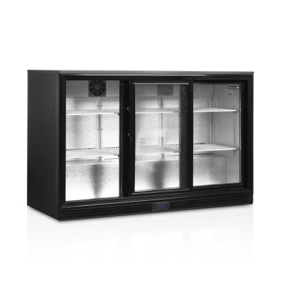 TEFCOLD - Arrière bar 3 portes vitrées coulissantes 278 L