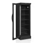 TEFCOLD - Armoire à boissons noire 1 porte charnières côté gauche 347 L