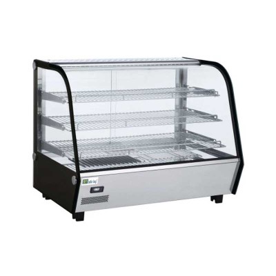 Vitrine chaude de comptoir - 160L - Service arrière AFI - Vitrine chaude