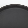 OLYMPIA - Plateau rond antidérapant en fibre de verre noir Ø 406 mm