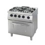 AFI - Fourneau gaz sur four gaz GN 2/1 2 + 2 brûleurs 6 & 7,5 kW