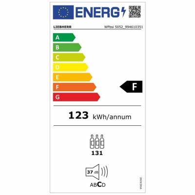LIEBHERR - Cave à vin multi-température 1 porte vitrée 155 bouteilles