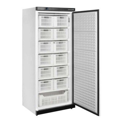 TEFCOLD - Armoire froide négative 1 porte pleine blanche GN 2/1 paniers 605 L