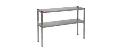 Meuble / Étagère inox cuisine professionnelle