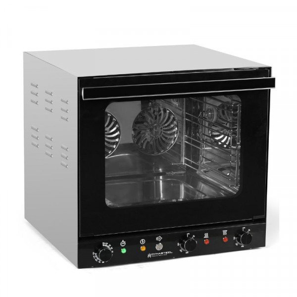 Cuiseur vapeur professionnel occasion gris et noir avec porte vitrée, affichage et commandes frontales, utilisé en cuisine pro.